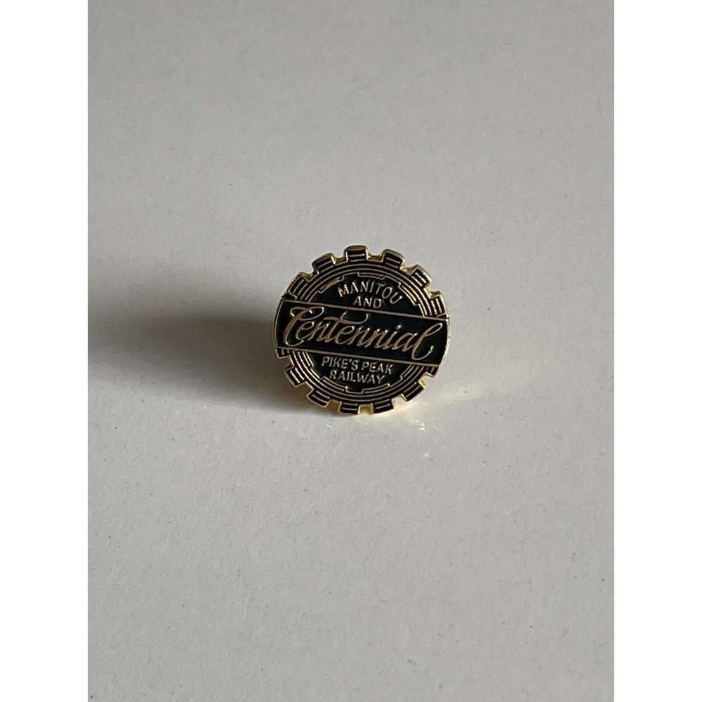 Manitou and Centinneal Pikes Peak Railway Souvenir Lapel/Hat Pin - Picture 2 of 7